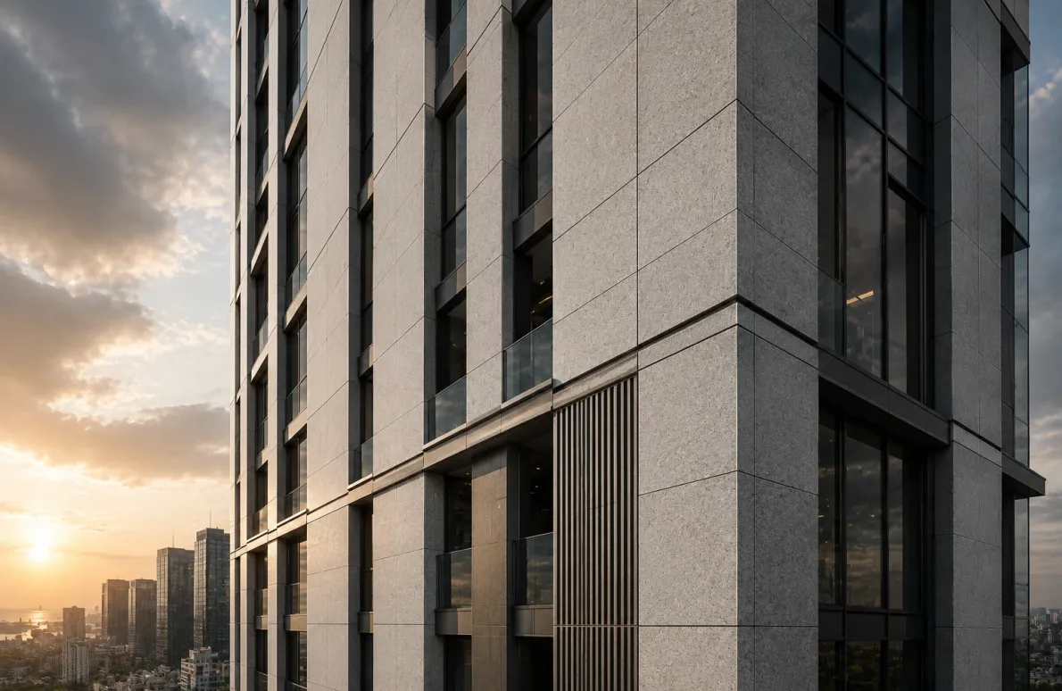 UHPC Facade Panels for High Rise Buildings